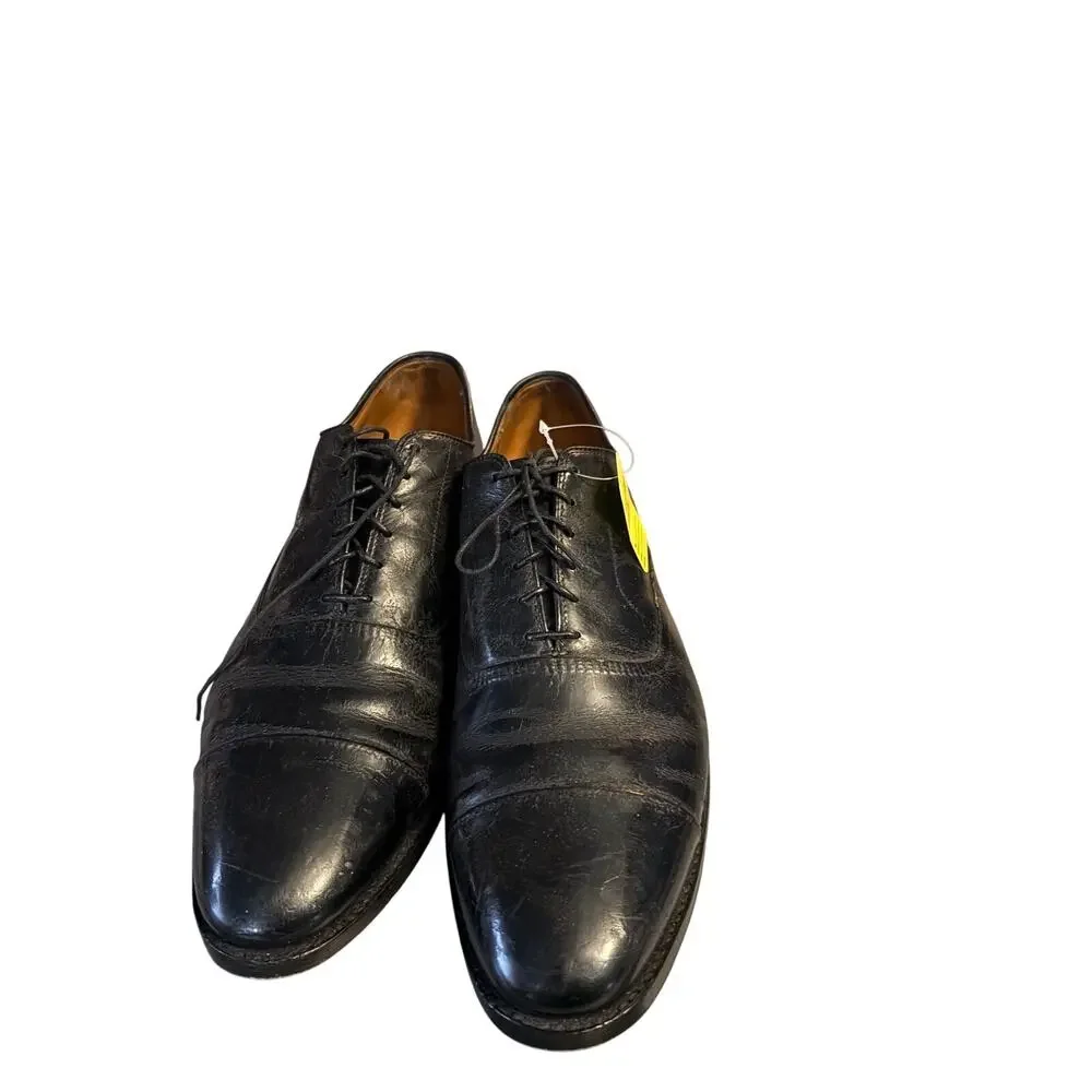 Allen Edmonds Park Avenue Black Leather Cap Toe Oxford Dress Shoes Size 13 B